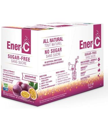 Conquitlam BC V36C2 EnerVitamin C passion fruit 2 x 30 packetsbags Pack of 2 - Buy Online on GoSupps.com