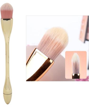 Soft Kabuki Cleaner Brush for Nail Dust & Makeup with Exquisite Handle Strong Powder Grip Soft Fiber Bristles Fine Made for Blush & Powder (Champagne Gold) - Buy Online on GoSupps.com