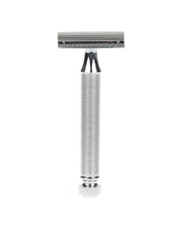 Fendrihan Double Edge Safety Razor with Square Knurled Handle - Premium Shaving Tool for a Smooth Close Shave - International Shipping Available - Buy Online on GoSupps.com