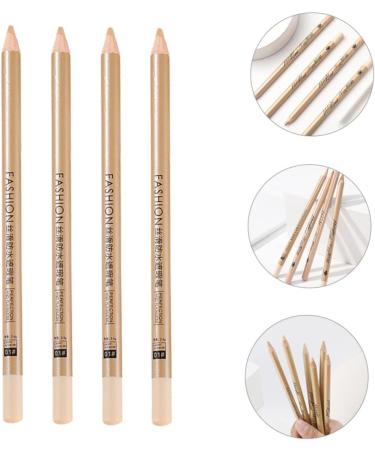FOYTOKI 8 Pcs Concealer Pen Concealer for Freckle Makeup Concealer Women Makeup Supplies White Wooden - Buy Online on GoSupps.com