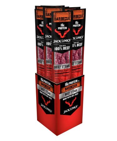 Jack Link's BBQ Beef Steak - 16g Protein Snack  2oz (Pack of 12) | Premium Quality - Buy Online on GoSupps.com