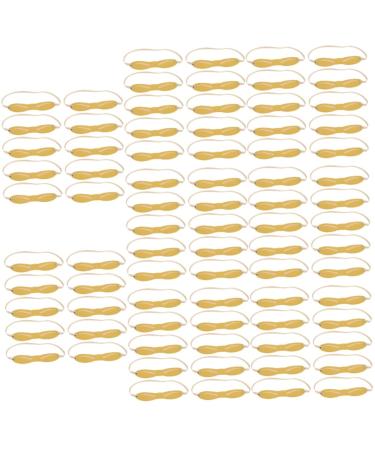 NOLITOY 80 Pcs Eyebrow Practice Skin Silicone Skin Practice Tool Artificial Skin Eyebrow Trimming Headband