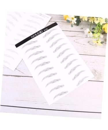 DOITOOL 2 Pairs Skz Stickers Eyebrowsb Artificial Eyebrow Patch Eyebrow Stickers Water Proof 3d Makeup Tools - Buy Online on GoSupps.com