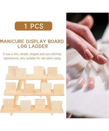 1pc Nail Art Display Stand Nail Art Showing Board Nail Art Display Holder Manicure Color Display Board Nail Color Chart Makeup Gadgets Three-dimensional Nail Supplies Log - Buy Online on GoSupps.com
