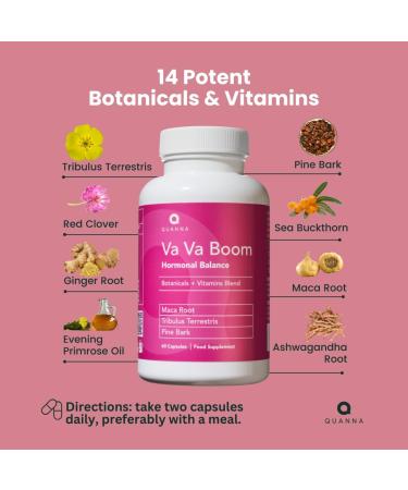 Quanna Va Va Boom - Natural Women's Energy & Wellness Supplement | Daily Health Support - 60 Capsules - Shop Now - Buy Online on GoSupps.com
