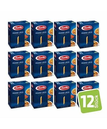 Barilla Barilla - Penne Lisce n.71 Pack of 12 (12 x 500 g)