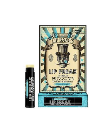 Doctor Lip Bang's BUZZING Lip Balm | Lip Freak | 100% All Natural | Cruelty Free | Flavoured Lip Freak (Coco-Loco Mint)