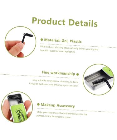 Healeved 3 Sets Natural Mascara Eyebrow Enhancer Gel Makeup Accessory Brow Shaping Soap Eyebrow Soap - Buy Online on GoSupps.com