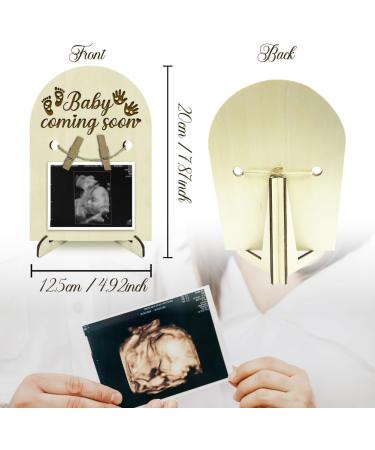 Buy Nbeads Sonogram Picture Frame - 18x12.5cm Baby Footprints & Handprints Pregnancy Announcement Gift for First-Time Mothers - Buy Online on GoSupps.com