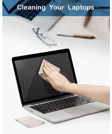 Buy 30 Pcs Reusable Microfiber Cleaning Cloths - 7x6 Inch Grey for Lenses Glasses Screens Cameras & More - International Shipping Available - Buy Online on GoSupps.com