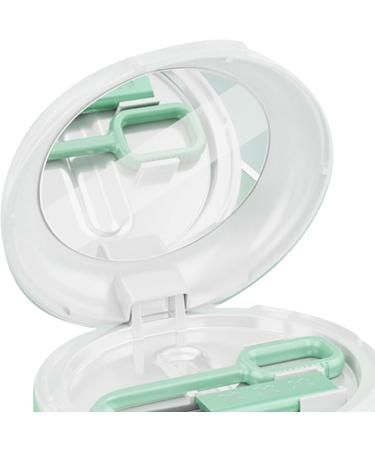 Portable Mundschutzetui & Retainer Cleaning Case - Transparent Dental Prosthesis Storage Container - Buy Online on GoSupps.com