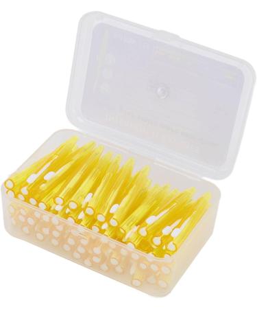 Braces Cleaner - 60 Interdental Brushes for Adults & Children | Slim Design Orthodontic Care Yellow - Buy Online on GoSupps.com