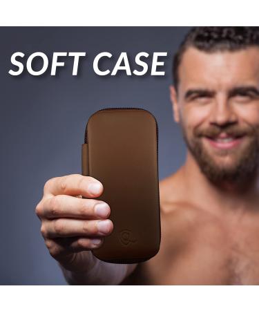 Marqus Manicure Set - 7 Parts Made in Germany | Patented Glass Files | Leather Etui for Hand & Foot Care - Best Grooming Kit for Ladies & Gentlemen - Buy Online on GoSupps.com