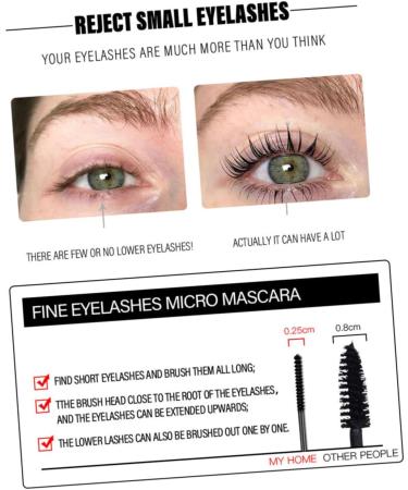 TOVINANNA Extra Fine Mascara Fine Mascara Cream Lady Mascara Washable Mascara Fine Lash Mascara Women Mascara - Buy Online on GoSupps.com