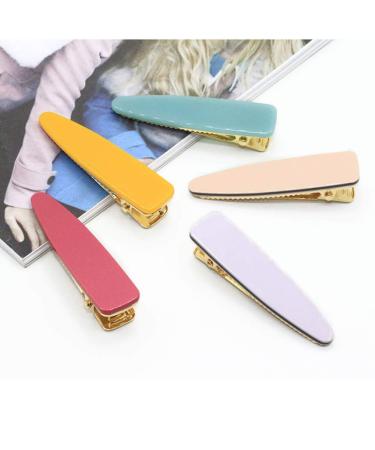 Lurrose 10pcs Colorful Acrylic Resin Hair Clips - Geometric Crocodile Barrettes for Kids Women & Girls - Stylish Hairpins & Headdress - Buy Online on GoSupps.com