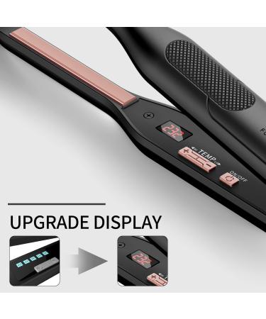 Buy K&K Mini Smooth Iron - Professional Hair Styling Tool for Short Hair Beards & Ponies | Fast Heating Adjustable Temp Titan Low Iron - Buy Online on GoSupps.com