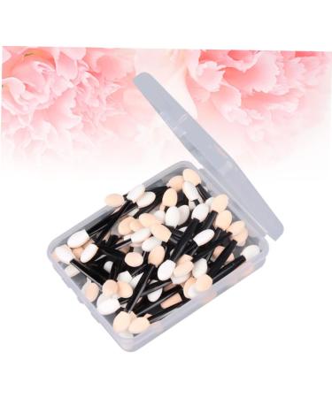 FOMIYES 150 Pcs Dual Sided Eyeshadow Brush Sponge Applicator Essential Makeup Brushes Makeup Application Size 1x3pcs Blackx3pcs - Buy Online on GoSupps.com