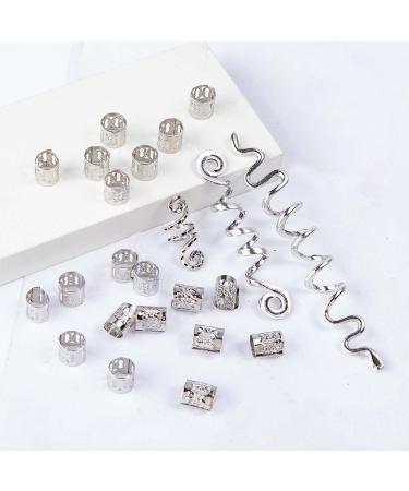 Dreadlock Accessories Set - 58 Pcs Hair Rings, Beads & Clips for Hair Braiding - Everyday and Festive Hair Accessories with Good Ductility - Buy Online on GoSupps.com