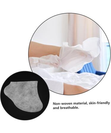 Beaupretty 50 Pairs Foot Mask Non-woven Fabrics Feet Protector Foot Moisturizing Supplies Pedicure Liners Feet Cover Non-woven Fabrics Socks Foot Caring Socks Moisturizing Use Foot Covers 28.00X24.00X0.10CM White - Buy Online on GoSupps.com