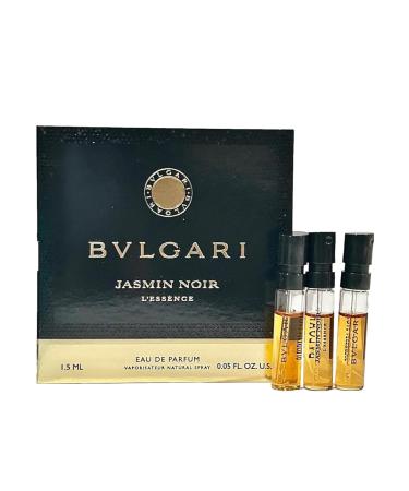 BVLGARI Jasmin Noir L'essence Perfume Sample vial WOMEN Vials 1.5 ml / 0.05 Fl Oz Pack of 3 - Buy Online on GoSupps.com