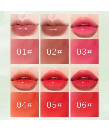 6-Piece Lip Tint Stain Set - Long Lasting Korean Water Lip Tint - Avocado Flavor - Buy Online on GoSupps.com