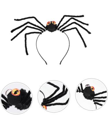 Didiseaon Spider Headdress Day of The Dead Headwear Spider Web Fascinator Spider Halloween Costume Makeup Headbands Prom Hair Accessories Hair Gems for Women Spider Cosplay Polyester Plush - Buy Online on GoSupps.com