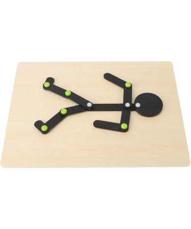 Buy Stick Man Puzzle Toy Wooden Toy with Movable Limbs & Smooth Surfaces for Fun Daily Play | Worldwide Shipping - Buy Online on GoSupps.com
