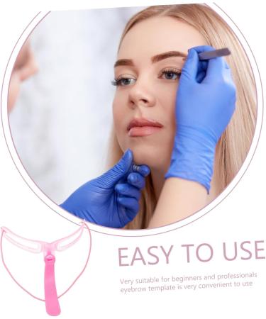 NOLITOY 12 Sets Eyebrow Aid Handheld Eyebrow Stencil Household Eyebrow Tool Travel Replaceable Supplies 12X11X8CMx4pcs Pinkx4pcs - Buy Online on GoSupps.com