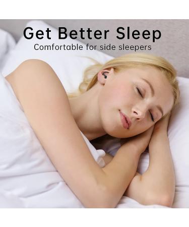 Soft Silicone Earplugs for Sleeping - 2 Pairs, NRR 33dB Noise Reduction, Reusable, Black - Perfect for Snoring, Sleep, Work, Concerts, Shooting, Travel - Dogdogkut - Buy Online on GoSupps.com