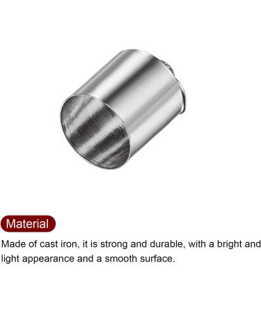 Harfington 5pcs Cord End Cap Set with Lobster Claw Clasp for DIY Bracelets - Silver Tone - Buy Online on GoSupps.com
