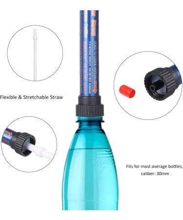 Lixada Outdoor Water Filter System - Ultrafilter Straw for Camping Travel Hiking & Fishing | Emergency Survival Gear - Army Green - Buy Online on GoSupps.com