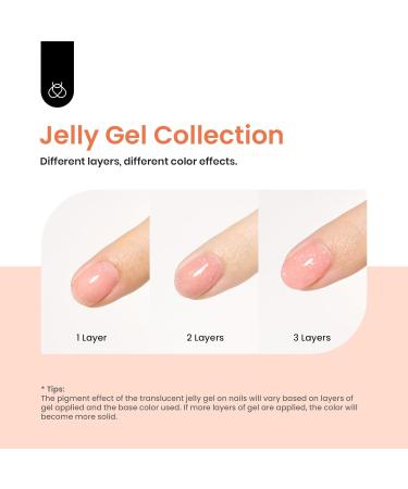 Beetles Nude Pink Glitter Gel Nail Polish 15ml - Delicate Ballet Gel Polish | Soak Off UV Led Light | Nail Art DIY Salon Home Manicure | Gift for Girl Women - Buy Online on GoSupps.com