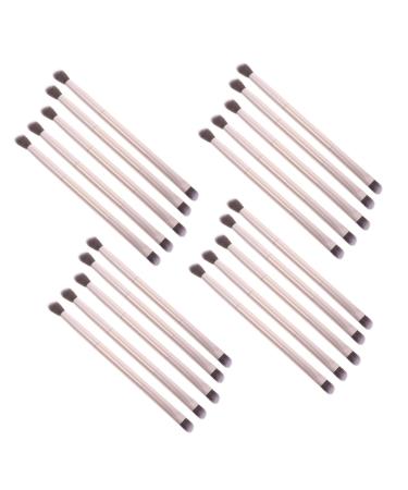 NOLITOY 20pcs Double Brush Makeup Brush Makeup Tools Makeup Eyeshadow Brush Blending Brush Golden