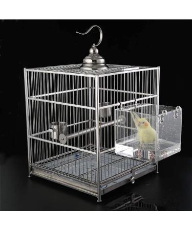 NEWCOMDIGI Bird Bathtub: Cage Accessory for Parakeet, Parrots, Sun Conure, Cockatiel - 1 Piece Canary Bath Inside Cage with Hook - Buy Online on GoSupps.com