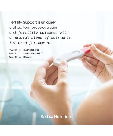 SELF NUTRITION Fertility Support for Women | Conception for Her Coenzyme Q10 Ashwagandha Myo-Inositol & More| Support Cycle Regularity & Ovulation| Vegan Non-GMO USA Made-60 Capsules - Buy Online on GoSupps.com