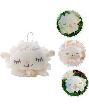 2pcs Lamb Bath Flower Loofah Set | Exfoliating Shower Puffs for Women | Bathroom Accessories - Buy Online on GoSupps.com