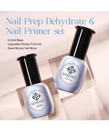 15ml No Wipe Gel Top Coat and Base Coat Set for Long Lasting Nail Art - Clear Shine Gloss - Resin Tested Formula - Nail Primer - Buy Online on GoSupps.com