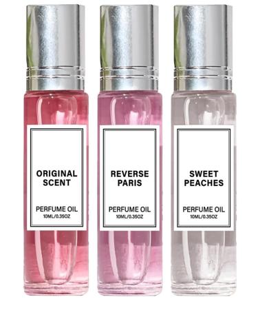 Pheromone Perfume Collection Pheromones Perfumes for Women Roll On Pheromone Perfume for Women Enhanced Scents Long-Lasting Portable (5PC) (3PACK-B)