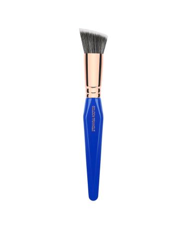 Bdellium Tools Golden Triangle 956 Slanted Precision Kabuki Makeup Brush - Vegan Soft Synthetic Fibers for Perfect Complexion (Blue 1pc) - International Shipping Available - Buy Online on GoSupps.com