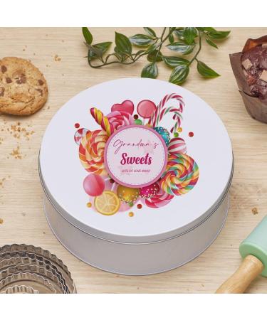 ukgiftstoreonline Personalised Grandma's Candy Sweet Storage Tin Gift - Buy Online on GoSupps.com