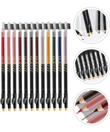 TOVINANNA 24 Pcs Lip Liner Eyeliner Delineador De Duracion Eyebrow Liner Brow Pencil Supplies Make up Powder 1 count (Pack of 1) Assorted Colorx2pcs - Buy Online on GoSupps.com