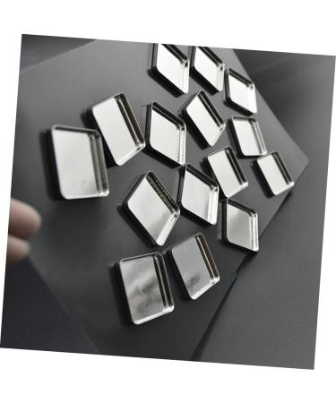 POPETPOP 56pcs Metal Pans for Eyeshadow Empty Pans for Eyeshadow Eye Shadow Iron Plate Eyeshadow Palette medium Silver - Buy Online on GoSupps.com