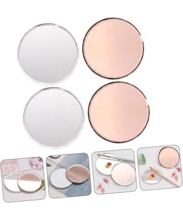 WOONEKY Nail Art Supplies Manicure Pallet Mirror For Mixing Colors - Buy Online on GoSupps.com