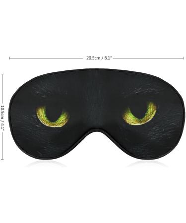 LynaRei Cute Black Cat Sleep Mask - Adjustable Strap, Soft Eye Cover - Buy Online on GoSupps.com