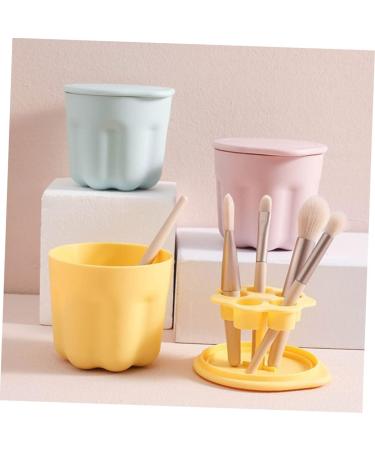 minkissy 10 Sets Pp Washing Bowl Silicone Rinsing Bowl Brush Cleaning Tool Make Brush Cleaning Bowl Cosmetic Scrubber Mat Brush Clean Bowl Cleaner Silica Gel Makeup Brush - Buy Online on GoSupps.com