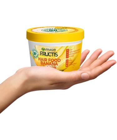 Garnier Fructis Hair Food 3 in 1 Mask Vegan Formula 390 ml Banana - Buy Online on GoSupps.com