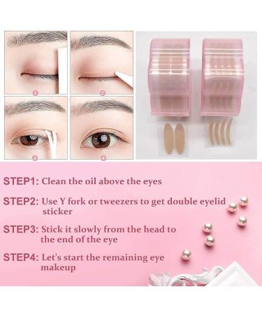 Slue Pflid Tapes - 1800 Invisible Double Eyelid Stripes | Waterproof Skin Color Adhesive for Lifting Without Surgery - Buy Online on GoSupps.com