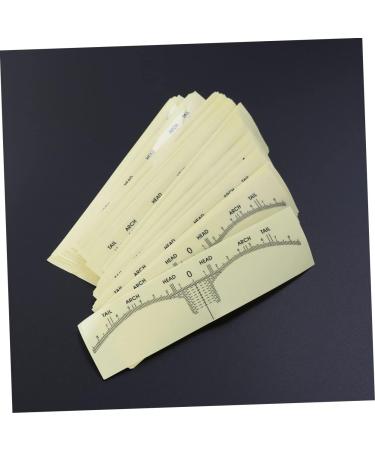 FOMIYES 300 pcs Disposable Stickers Makeup Guide Tool Measuring Stencils Tools Sticker Adhesive Eyebrow - Buy Online on GoSupps.com