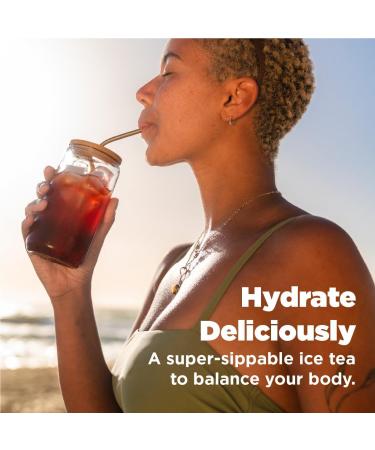 Rasa Raspberry Hibiscus Hydration | Organic Boosted Iced Tea with Adaptogens and Mushrooms | Gluten-Free Premium Electrolyte Powder Drink Mix Refreshing Hydration (6 oz / 24 Servings) - Buy Online on GoSupps.com