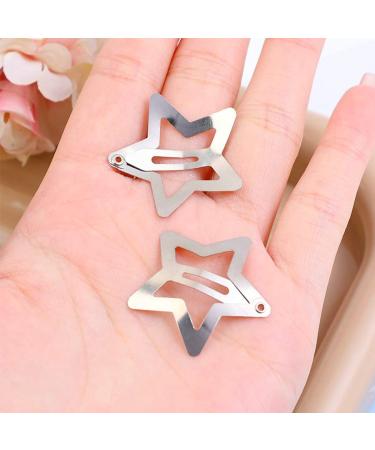 140 PCS Star Snap Hair Clips | Cute Non-slip Metal Barrettes for Women, Girls & Teens | Hair Accessories Set in Pairs - Perfect Gifts - Buy Online on GoSupps.com